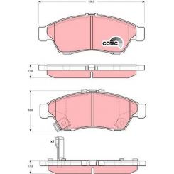 TRW DTEC Brake Pads