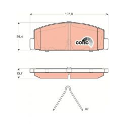 TRW DTEC Brake Pads
