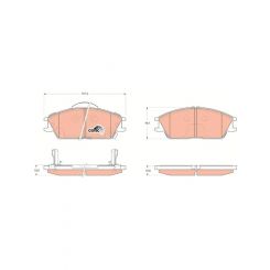 TRW DTEC Brake Pads