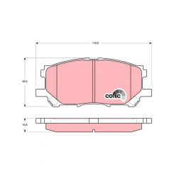 TRW DTEC Brake Pads
