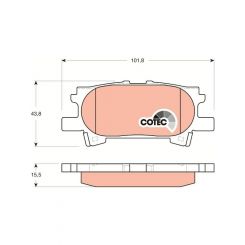 TRW DTEC Brake Pads