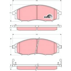 TRW DTEC Brake Pads