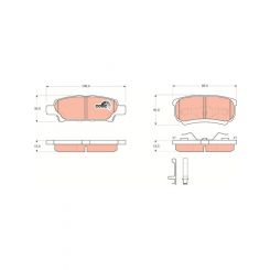 TRW DTEC Brake Pads