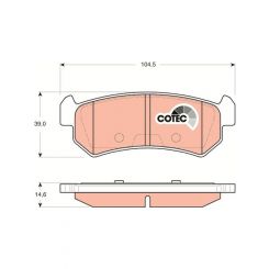 TRW DTEC Brake Pads
