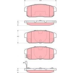 TRW DTEC Brake Pads
