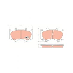 TRW DTEC Brake Pads