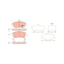 TRW DTEC Brake Pads
