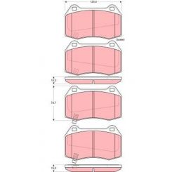 TRW DTEC Brake Pads
