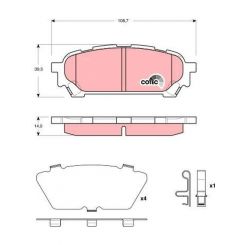 TRW DTEC Brake Pads