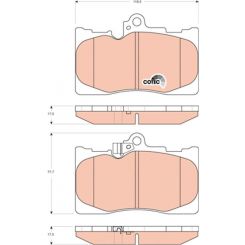 TRW Brake Pads