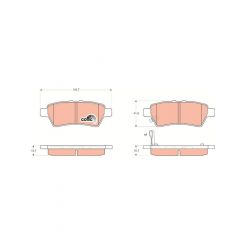 TRW DTEC Brake Pads