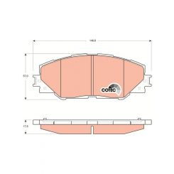 TRW DTEC Brake Pads