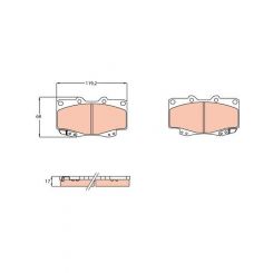 TRW DTEC Brake Pads