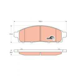 TRW DTEC Brake Pads