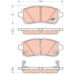 TRW DTEC Brake Pads