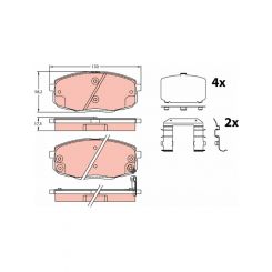 TRW Brake Pads