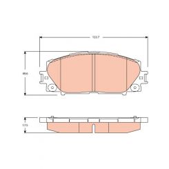 TRW DTEC Brake Pads