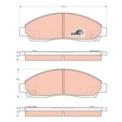 TRW DTEC Brake Pads