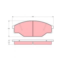 TRW DTEC Brake Pads