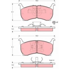 TRW Brake Pads