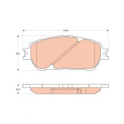 TRW DTEC Brake Pads