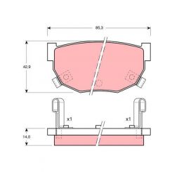 TRW DTEC Brake Pads