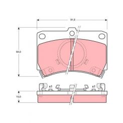 TRW DTEC Brake Pads