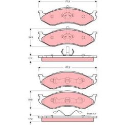 TRW DTEC Brake Pads