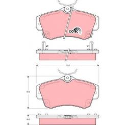 TRW DTEC Brake Pads