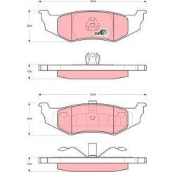 TRW DTEC Brake Pads