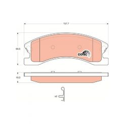 TRW DTEC Brake Pads