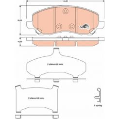 TRW Brake Pads