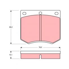 TRW DTEC Brake Pads