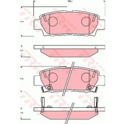 TRW DTEC Brake Pads