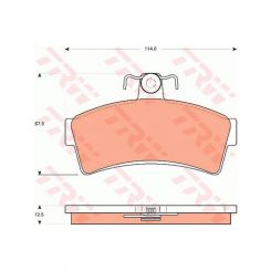 TRW DTEC Brake Pads