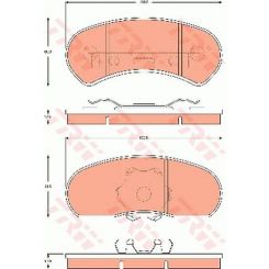 TRW DTEC Brake Pads