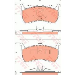 TRW DTEC Brake Pads