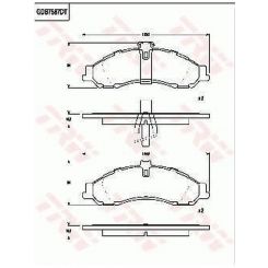 TRW DTEC Brake Pads