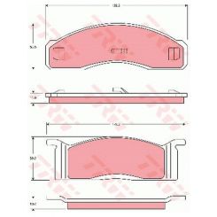 TRW DTEC Brake Pads