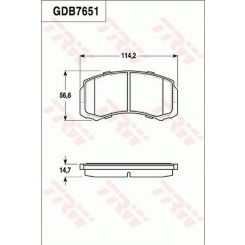 TRW DTEC Brake Pads