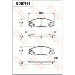 TRW DTEC Brake Pads