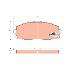 TRW DTEC Brake Pads