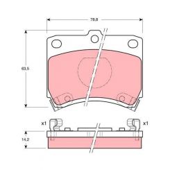 TRW DTEC Brake Pads