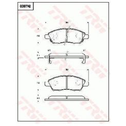 TRW DTEC Brake Pads