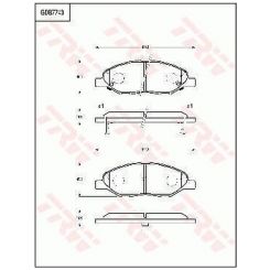 TRW DTEC Brake Pads