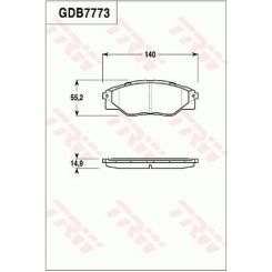 TRW DTEC Brake Pads
