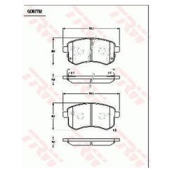 TRW DTEC Brake Pads