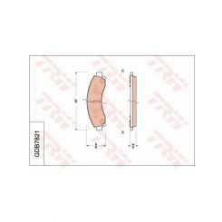 TRW DTEC Brake Pads
