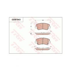 TRW DTEC Brake Pads