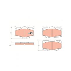 TRW Brake Pads